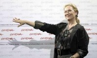 La actriz viene de lanzar su última producción "The Iron Lady", la cual le podría valer una nominación al Oscar
